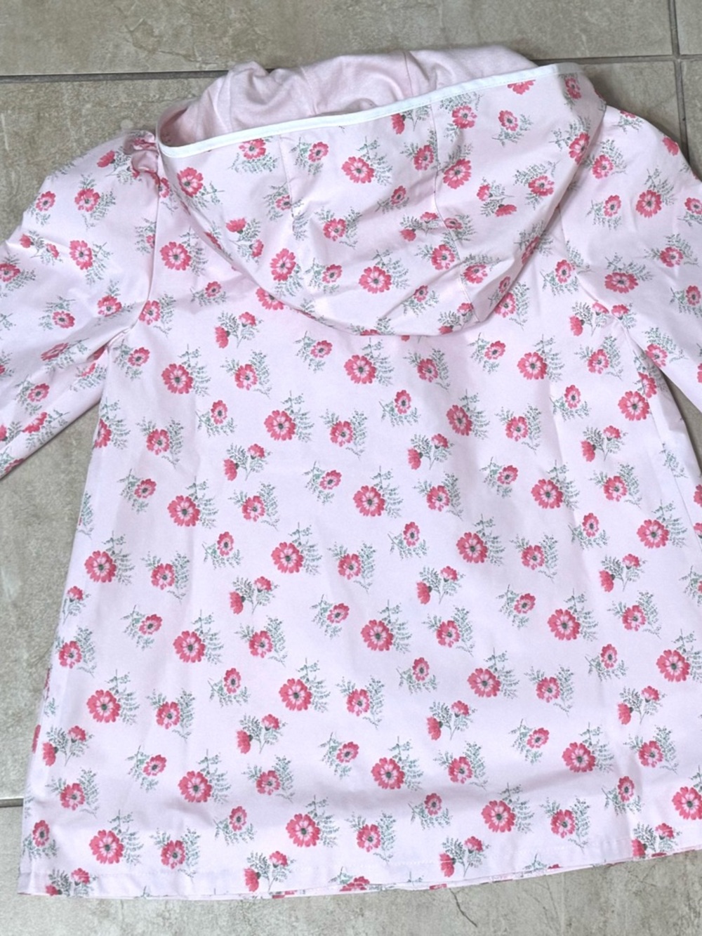 Janie and Jack The Floral Raincoat - Picture 9 of 13